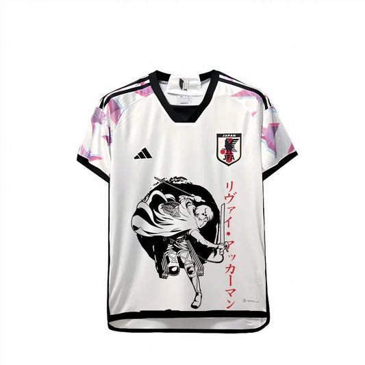 JAPAN ANIME 2022/23 AOT LEVI SHIRT - LIMITED EDITION JERSEY - Jenzo Anime